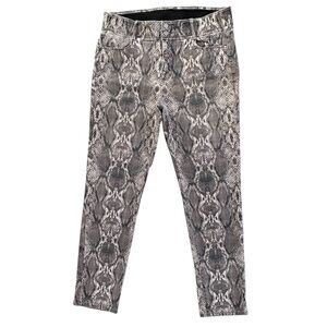 Apt. 9 Snake Print Straight Leg Jeans - Black and Gray